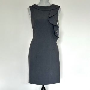 NWT Calvin Klein Dark gray charcoal sleeveless dress
